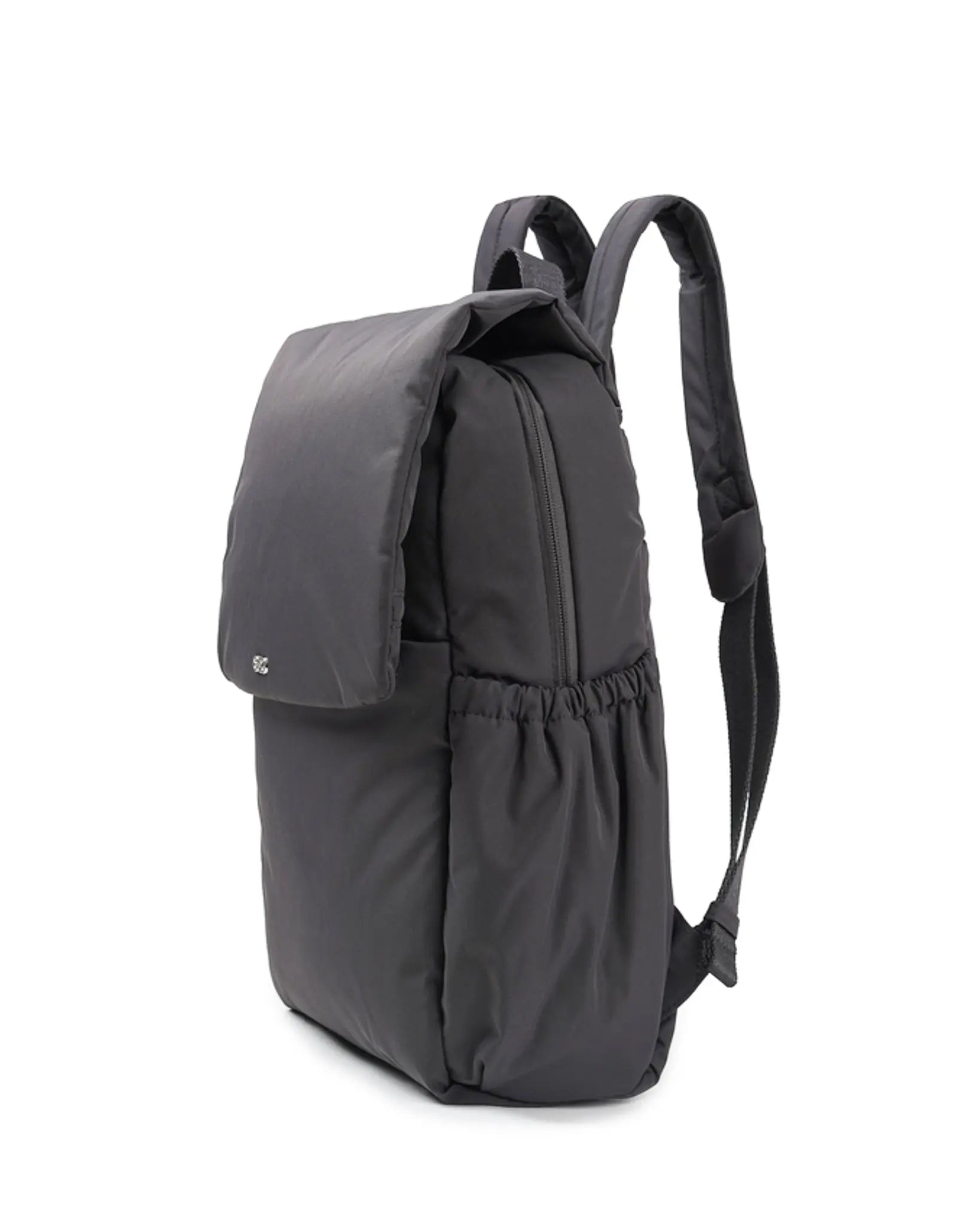 COSY LUXE UTILITY BACKPACK IN CHARCOAL TSL Singapore