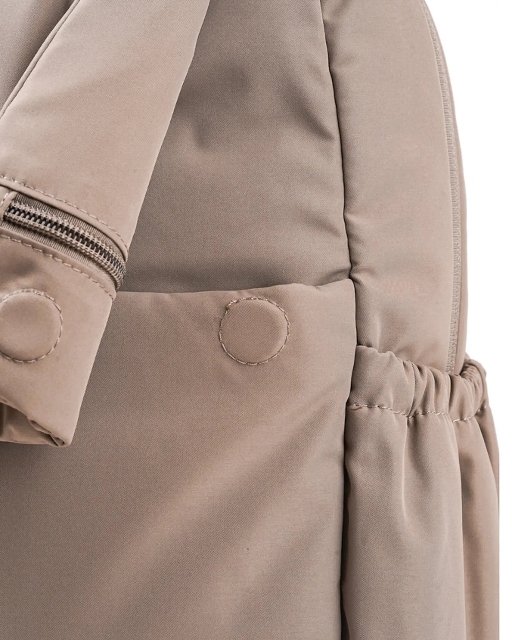 COSY LUXE UTILITY BACKPACK IN TAUPE TSL Singapore