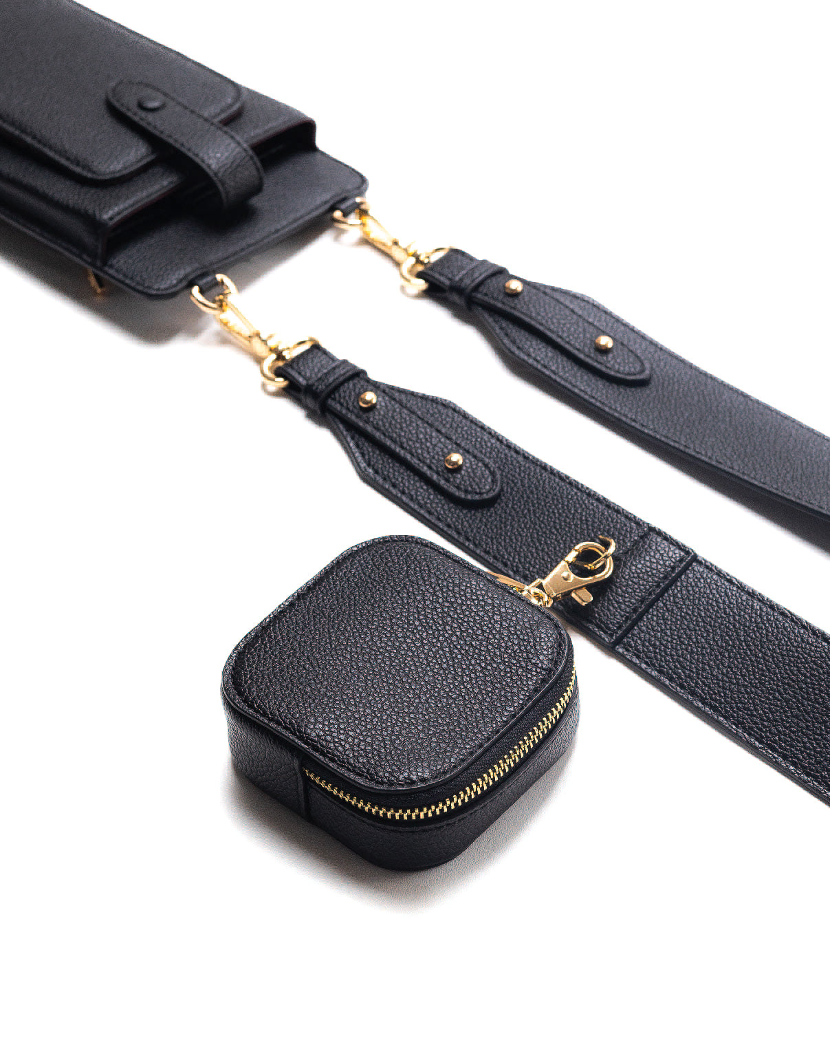 ATHENA PHONE BAG IN BLACK