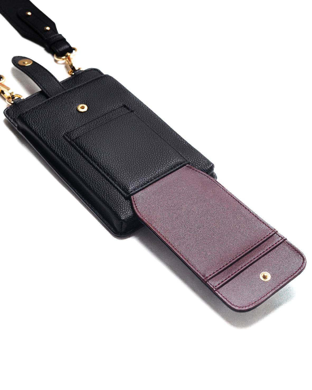 ATHENA PHONE BAG IN BLACK