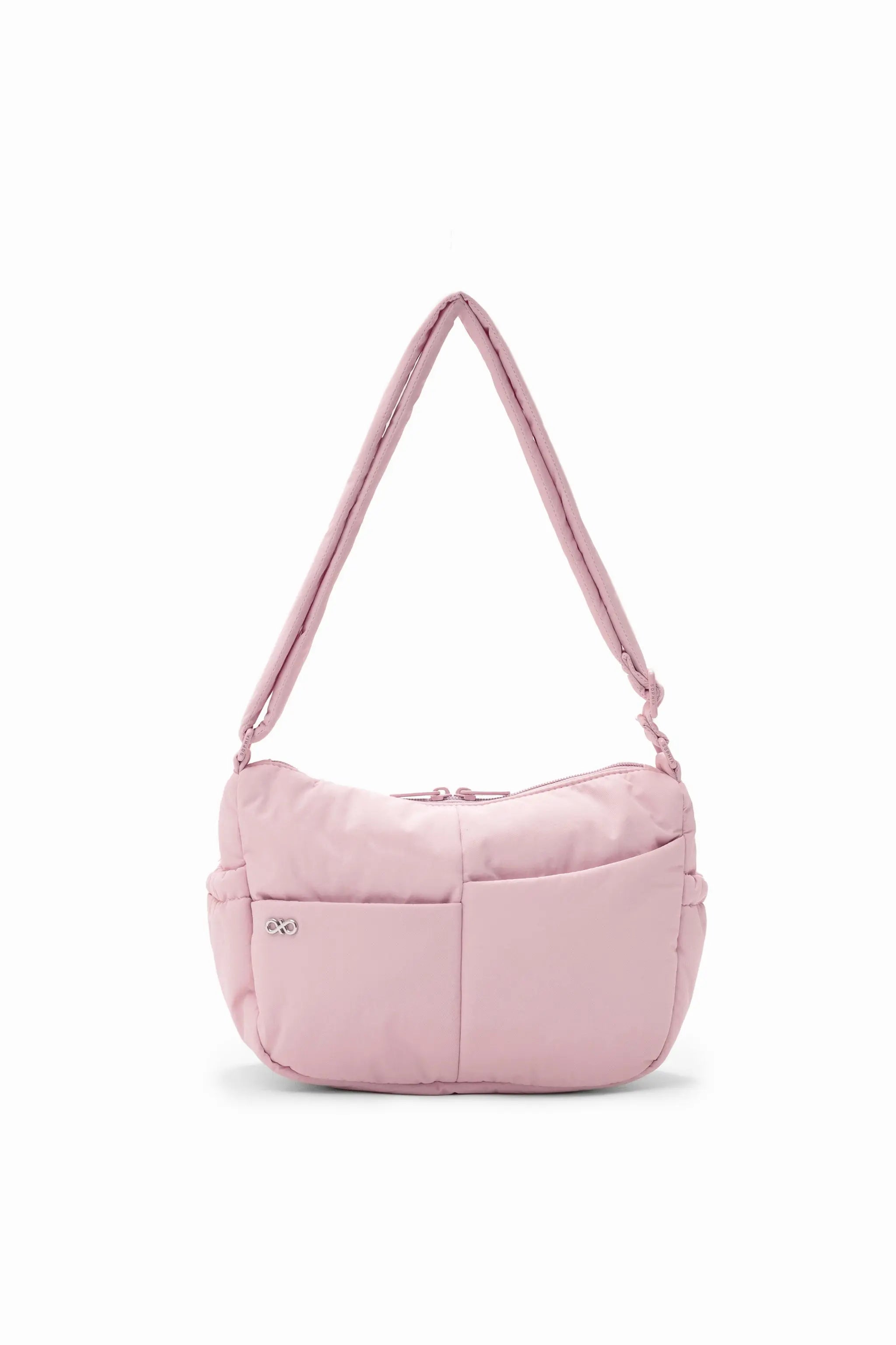 MINI SIGNATURE POCKET CROSSBODY BAG IN POSH BLOOM PINK