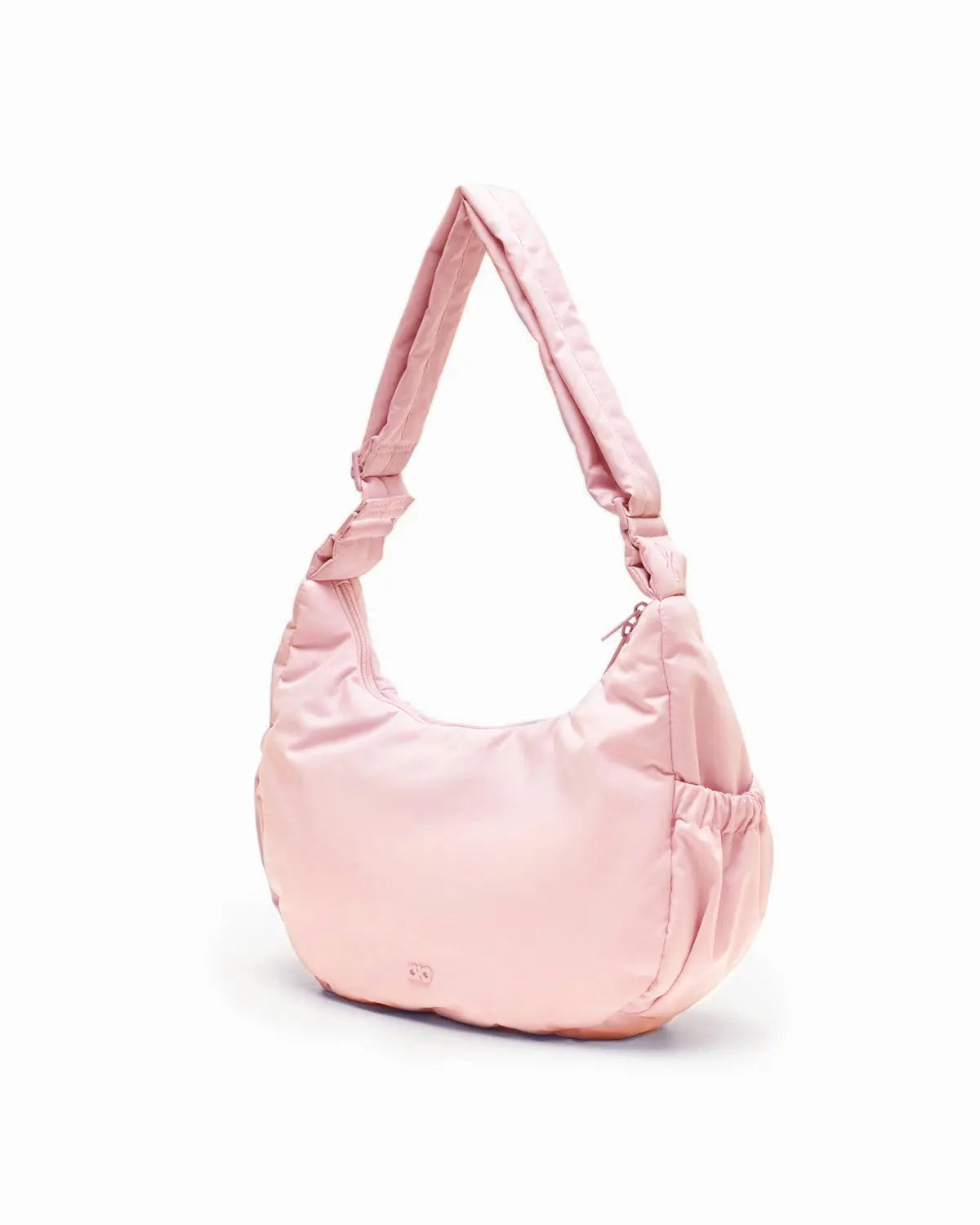 L COSY LUXE CRESCENT BAG IN BLUSH The Sophia Label