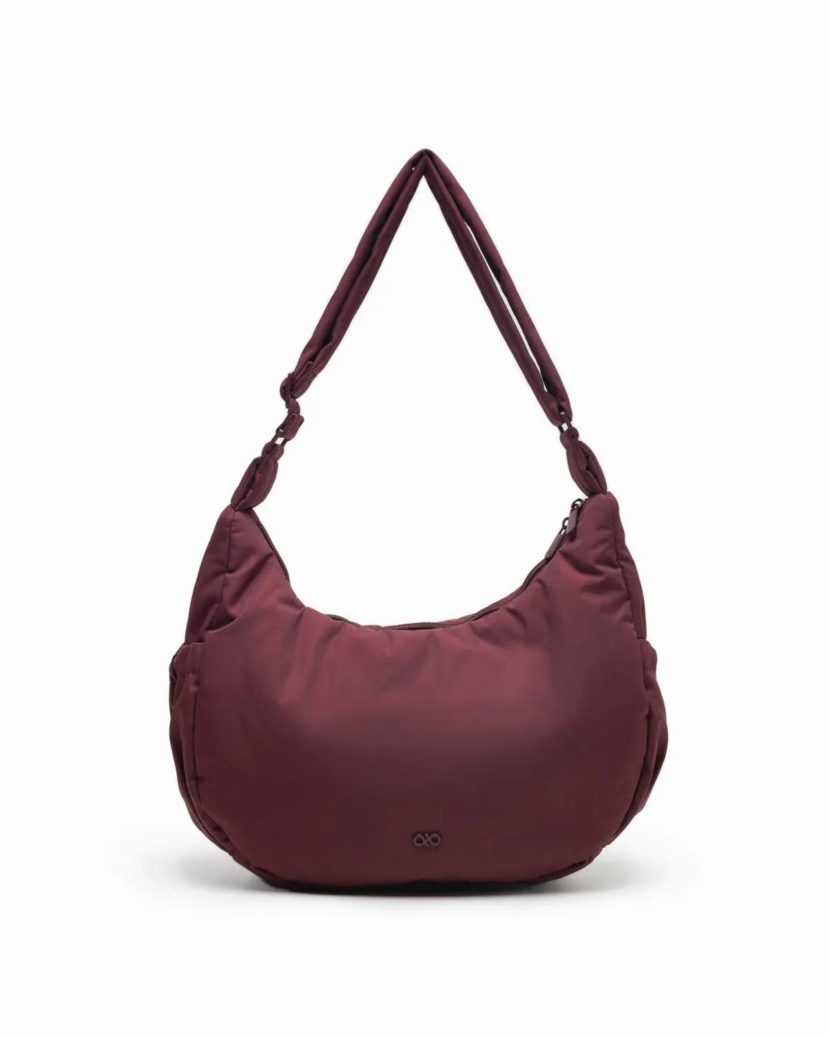 L COSY LUXE CRESCENT BAG WINE The Sophia Label