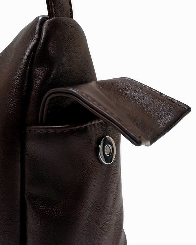 EVERYDAY CITY MINI BAG IN ESPRESSO BROWN