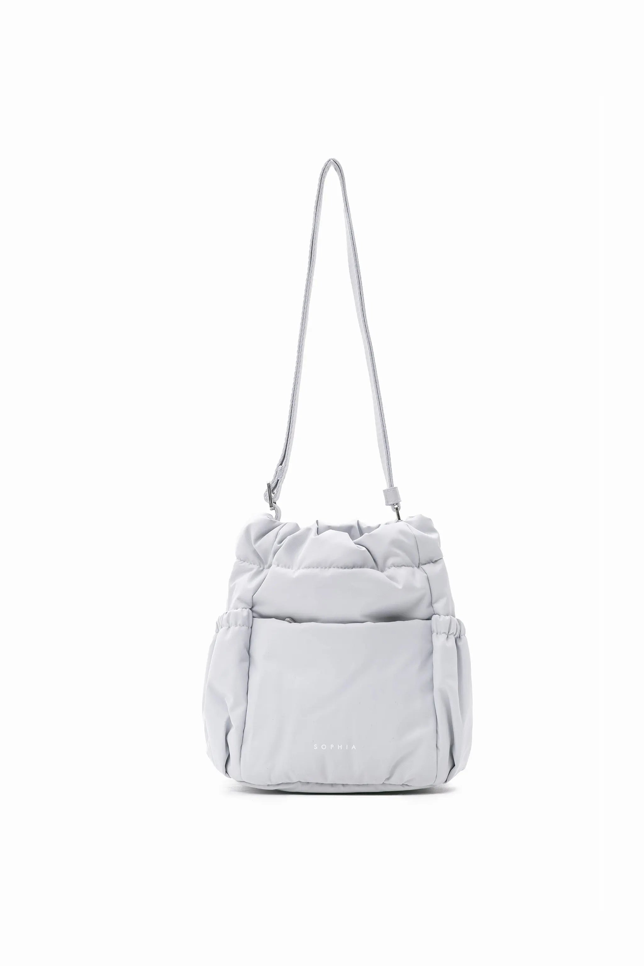 COSY LUXE BUCKET BAG IN FROST