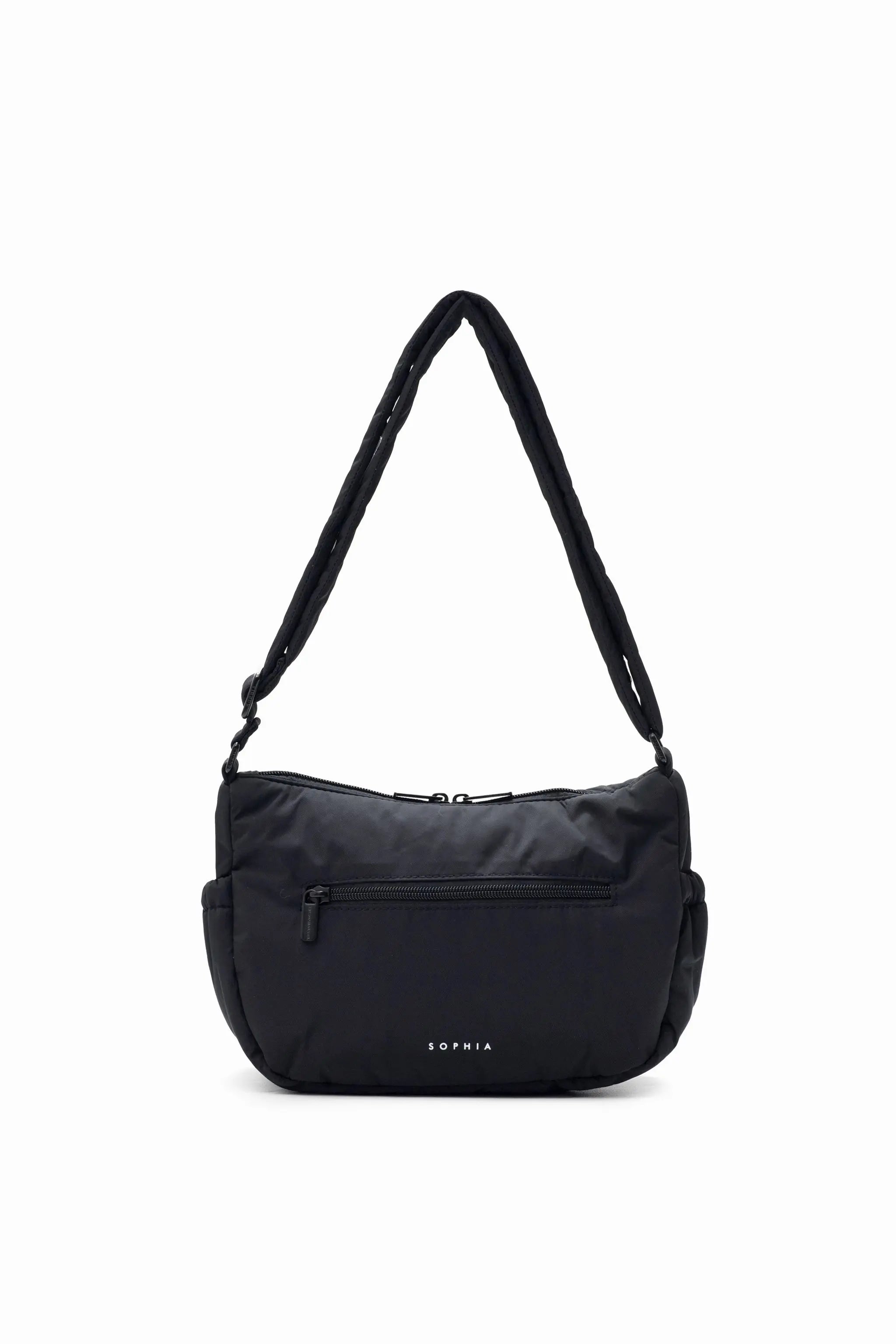 MINI SIGNATURE POCKET CROSSBODY BAG IN POSH JET BLACK