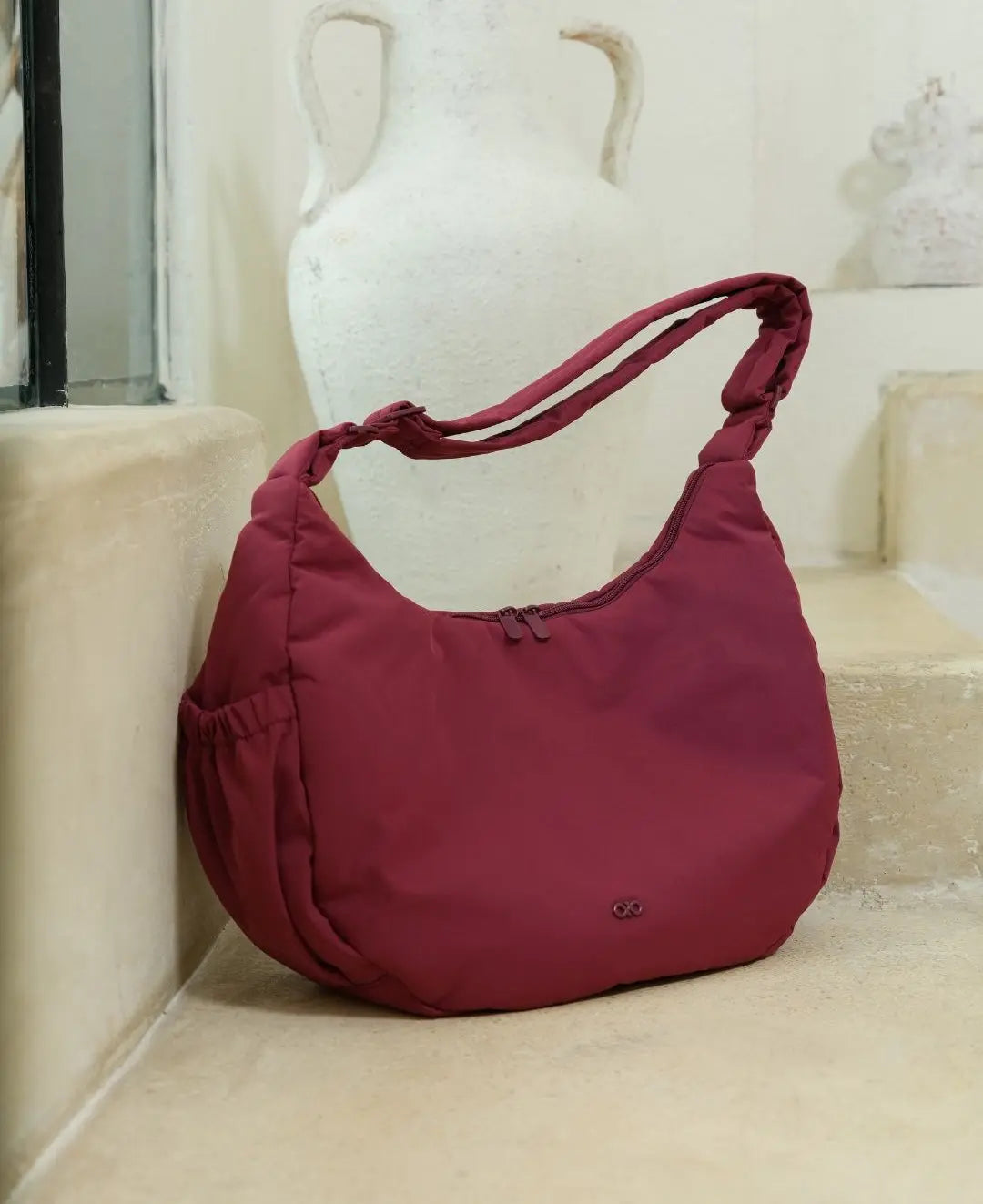 XL COSY LUXE CRESCENT BAG