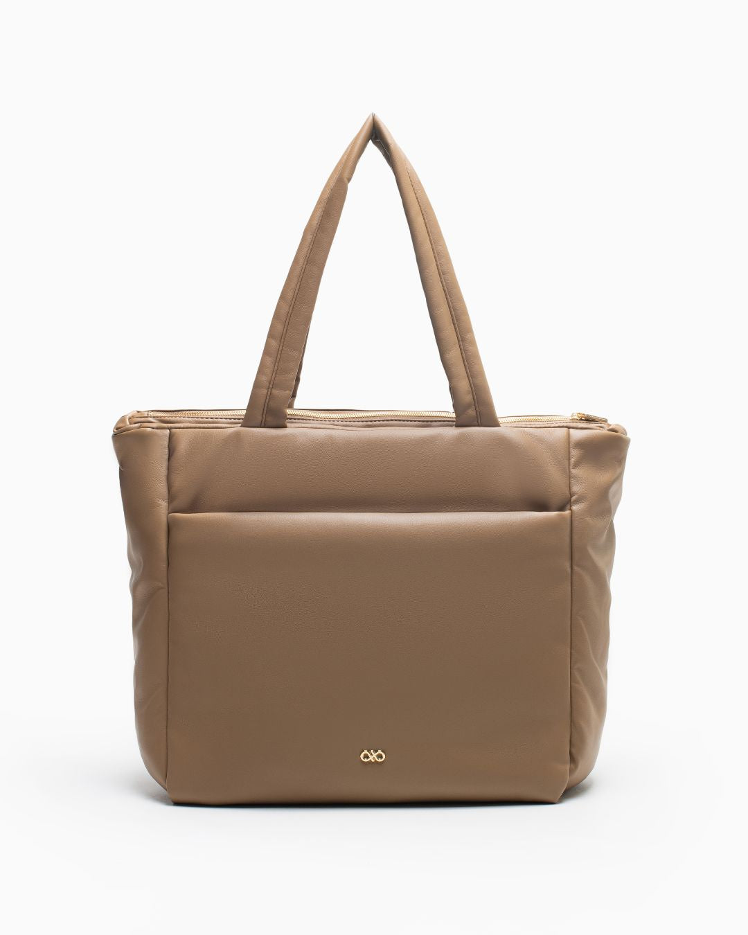 CUSHY TOTE BAG IN TAUPE