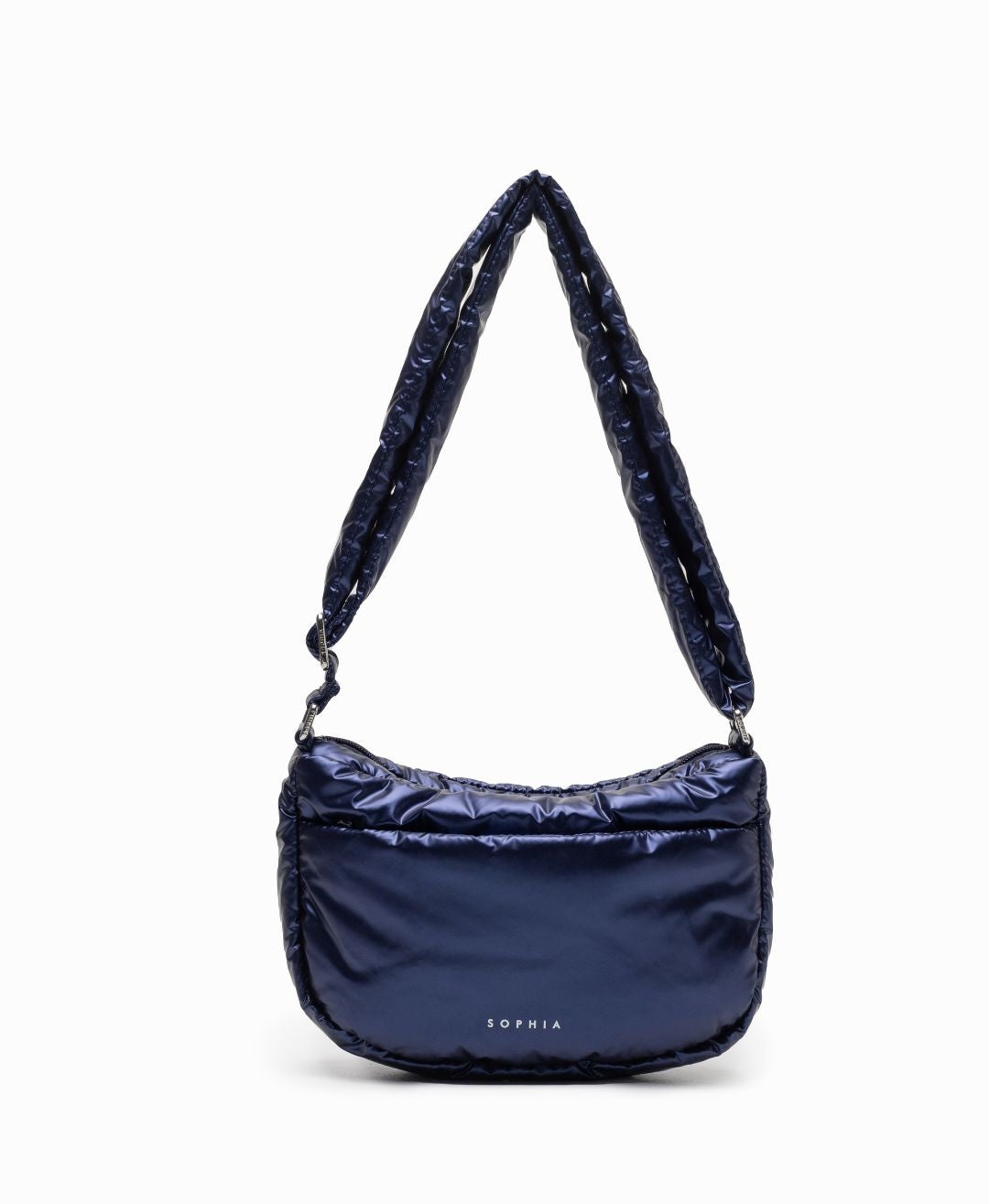 MINI GLAM PUFFY CROSSBODY BAG IN SAPPHIRE