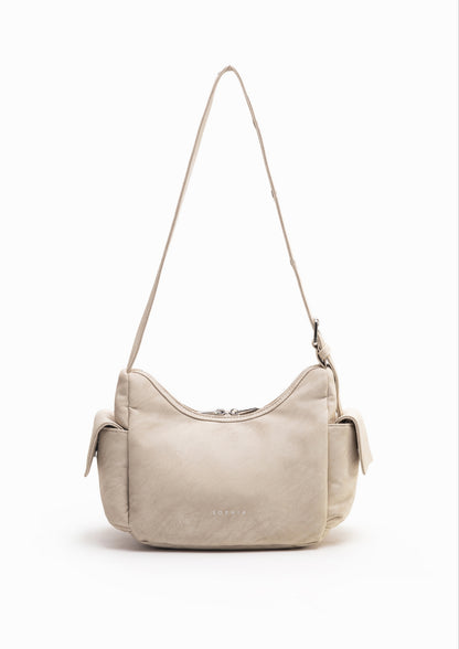 TATE POCKET HANDBAG IN SAND