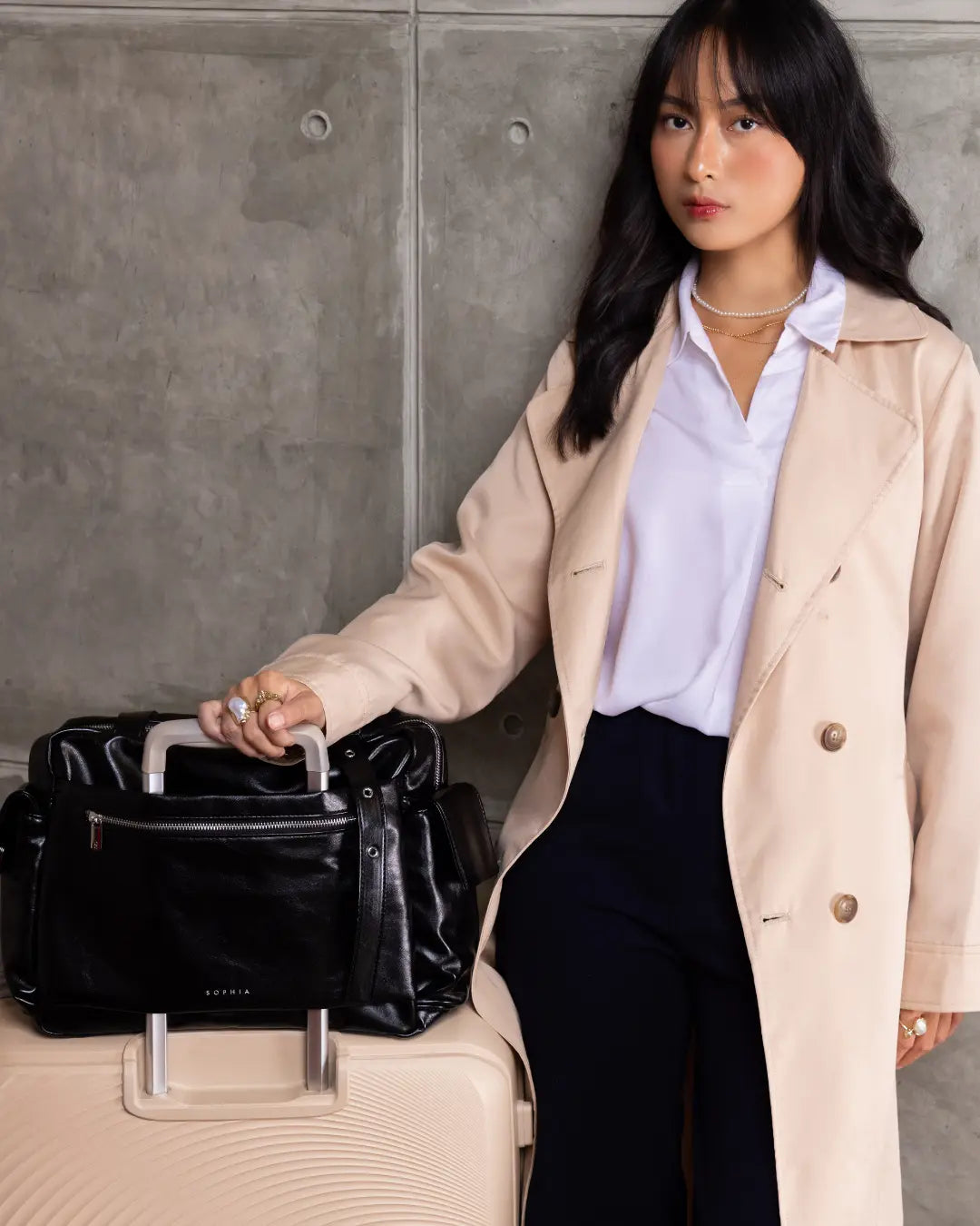 EVERYDAY CITY TOTE BAG IN PANTHER BLACK