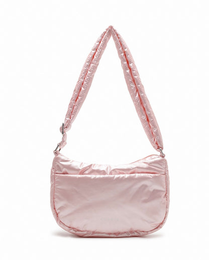 MINI GLAM PUFFY CROSSBODY BAG IN STARDUST