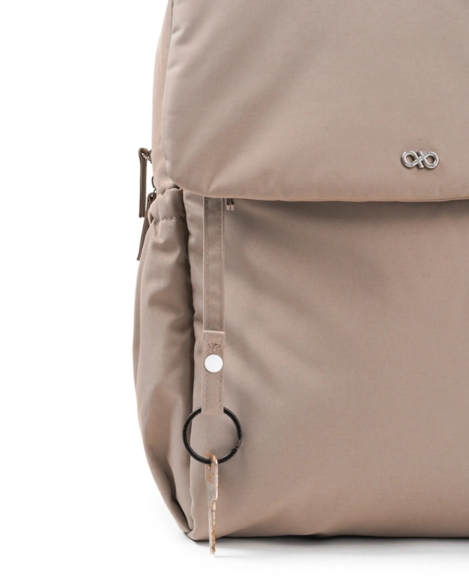 COSY LUXE UTILITY BACKPACK IN TAUPE TSL Singapore