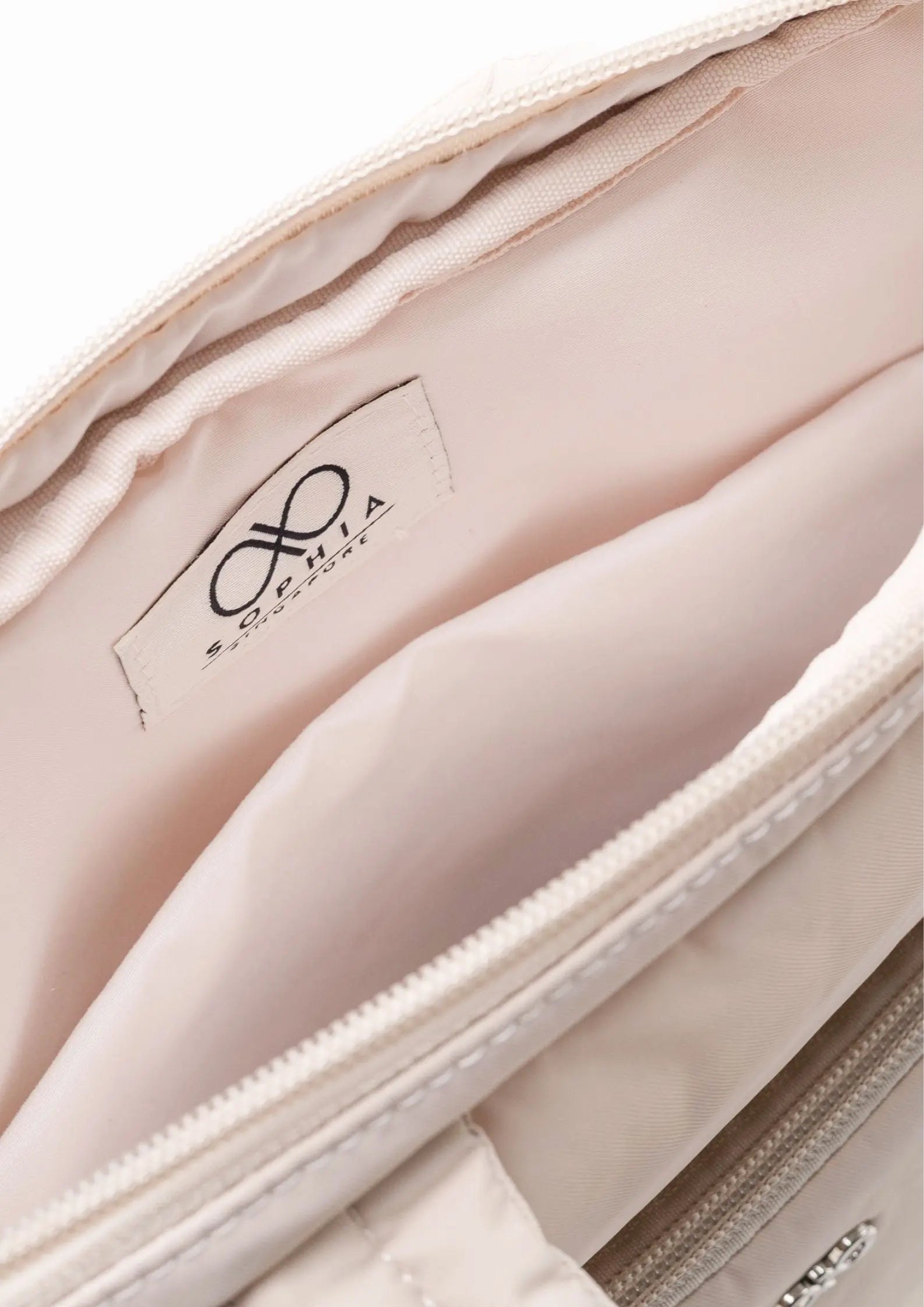POSH LAPTOP BAG IN OAT The Sophia Label