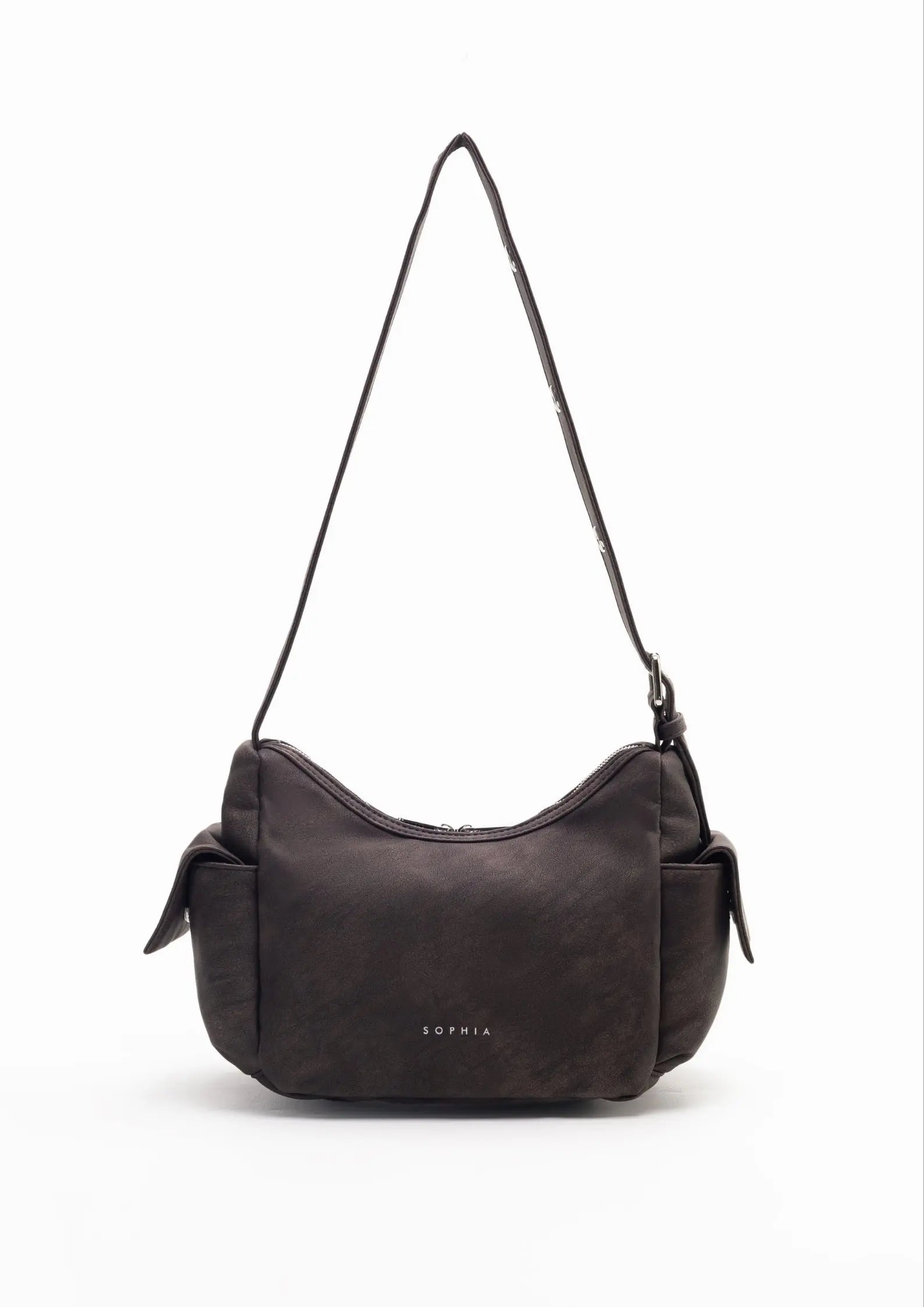 TATE POCKET HANDBAG IN ESPRESSO The Sophia Label