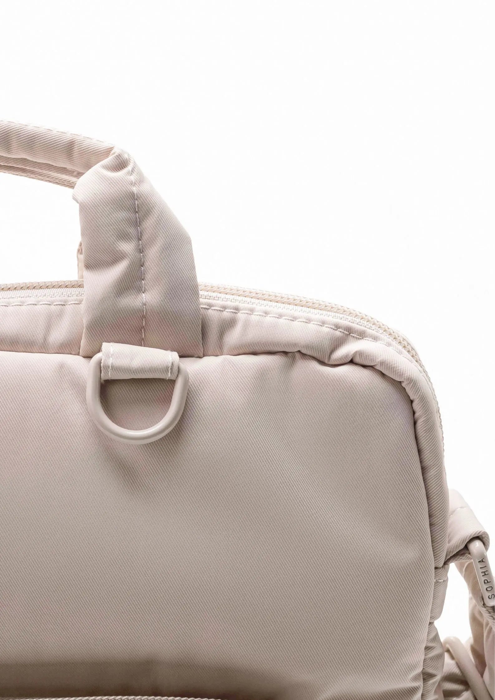 POSH LAPTOP BAG IN OAT The Sophia Label