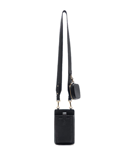 ATHENA PHONE BAG IN BLACK
