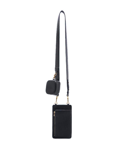 ATHENA PHONE BAG IN BLACK
