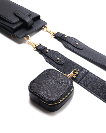 ATHENA PHONE BAG IN BLACK