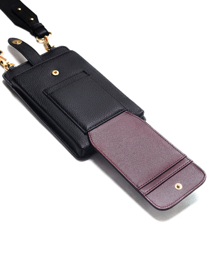 ATHENA PHONE BAG IN BLACK