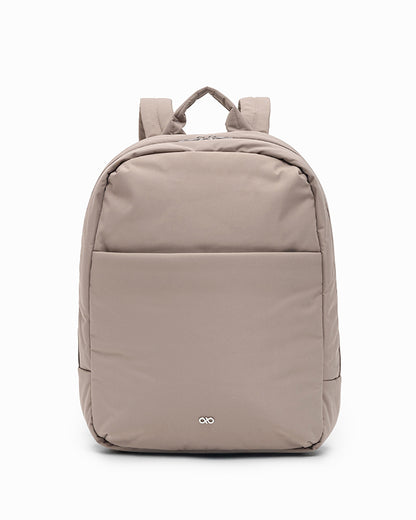 COSY LUXE XL COMMUTER BACKPACK IN TAUPE