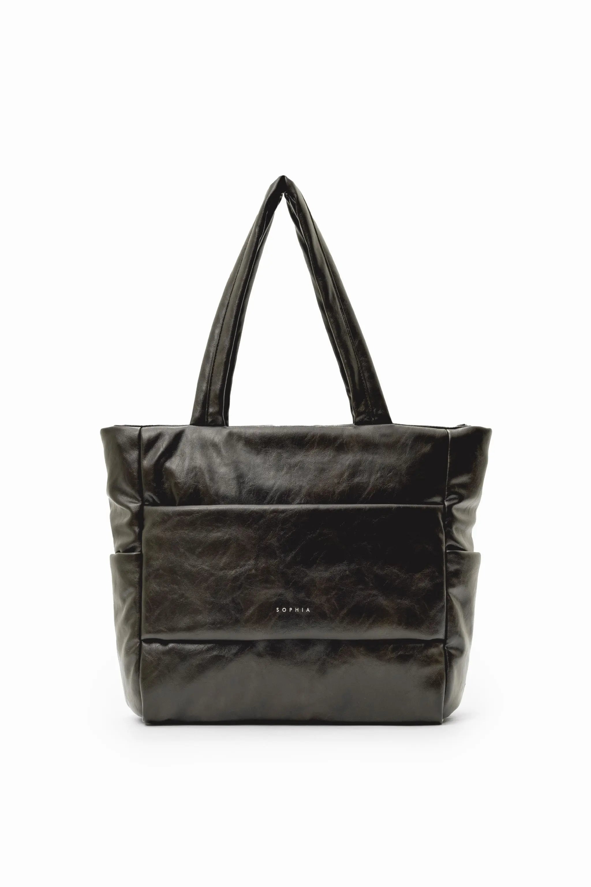EVERYDAY CITY CUSHY TOTE BAG 2.0 IN ESPRESSO BROWN 