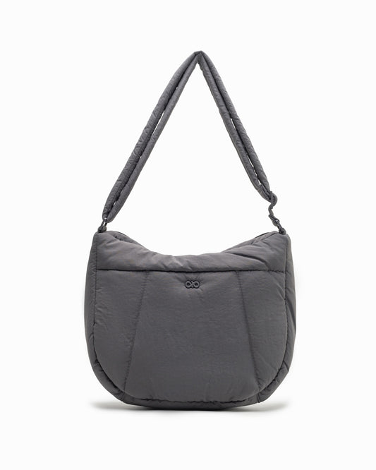 COSY PUFFY CROSSBODY BAG IN SMOKEY