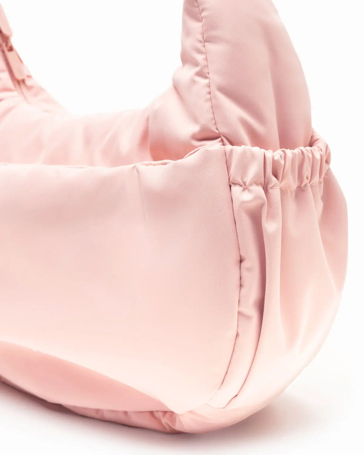 L COSY LUXE CRESCENT BAG IN BLUSH The Sophia Label