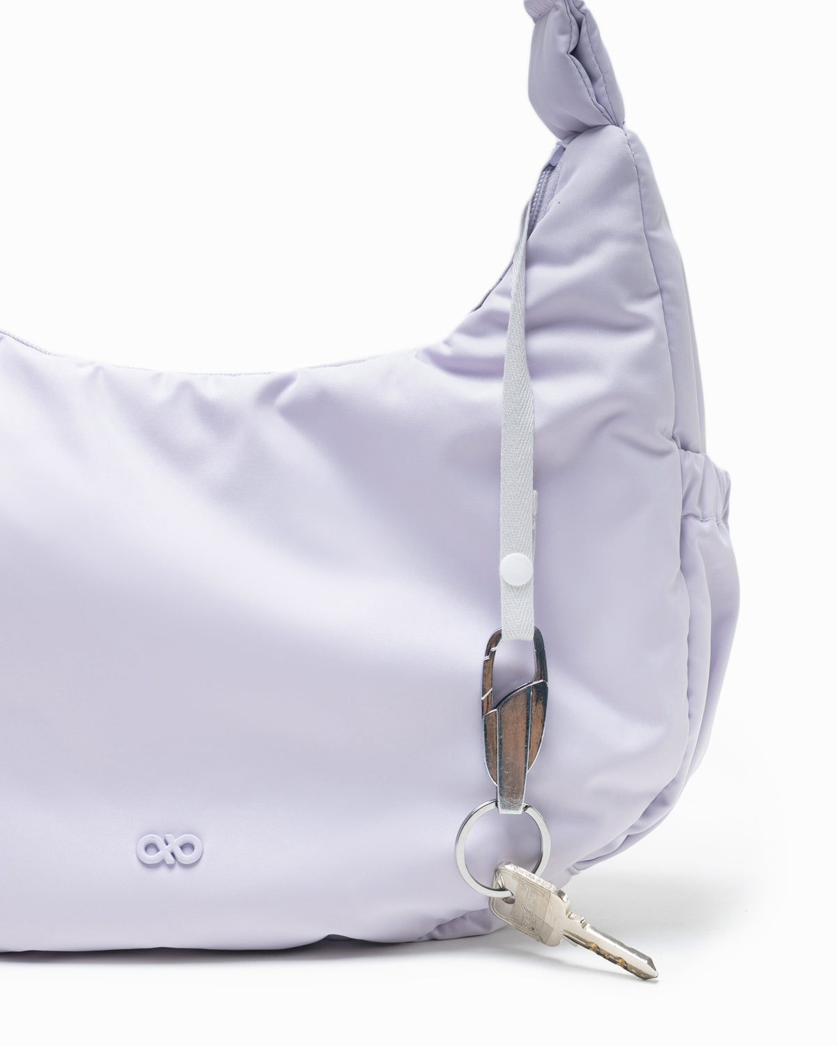 L COSY LUXE CRESCENT BAG LILAC