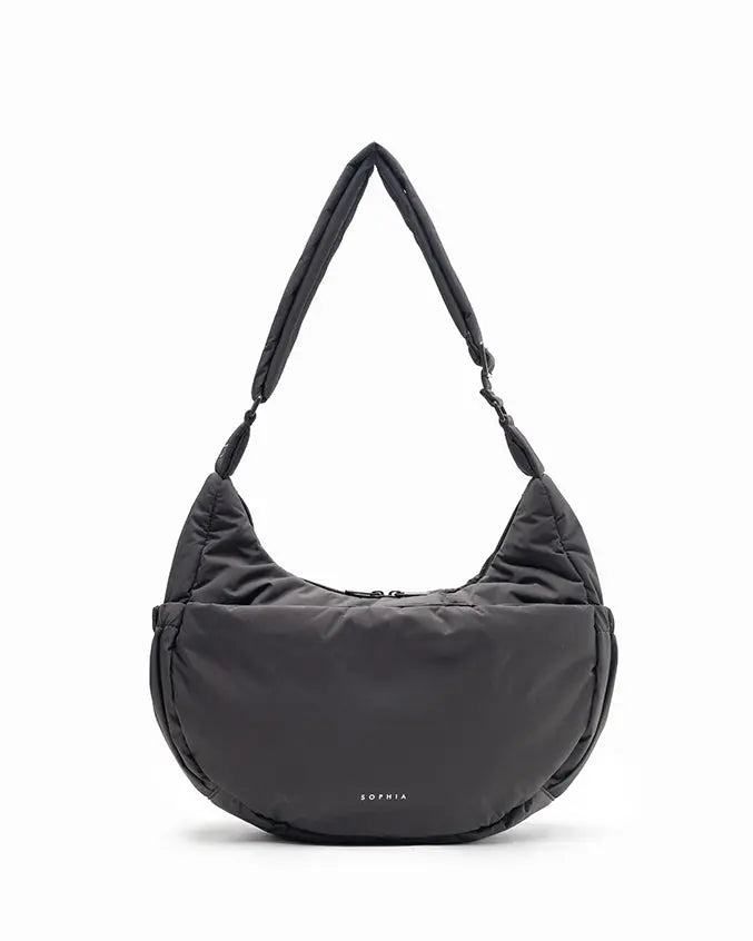 L POSH CRESCENT BAG IN STORM TSL Singapore