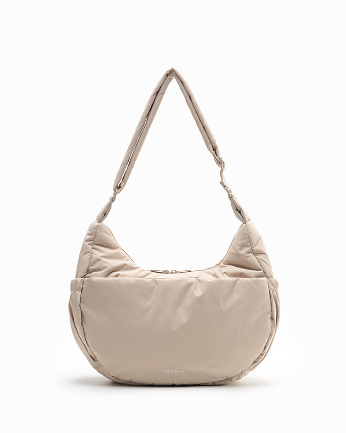 L POSH CRESCENT BAG IN OAT