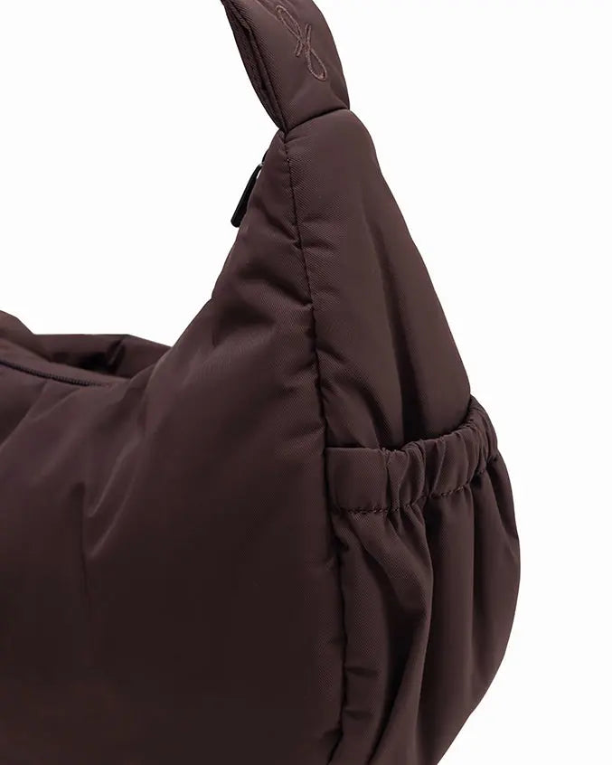 L POSH CRESCENT BAG IN CHOCO TSL Singapore