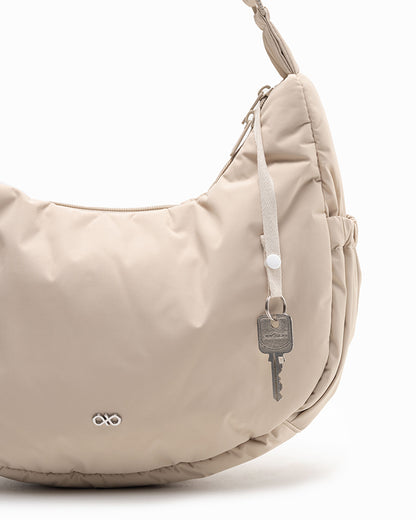 L POSH CRESCENT BAG IN OAT