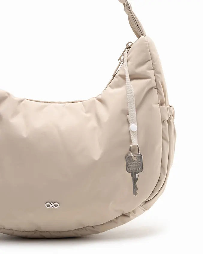 L POSH CRESCENT BAG IN OAT TSL Singapore