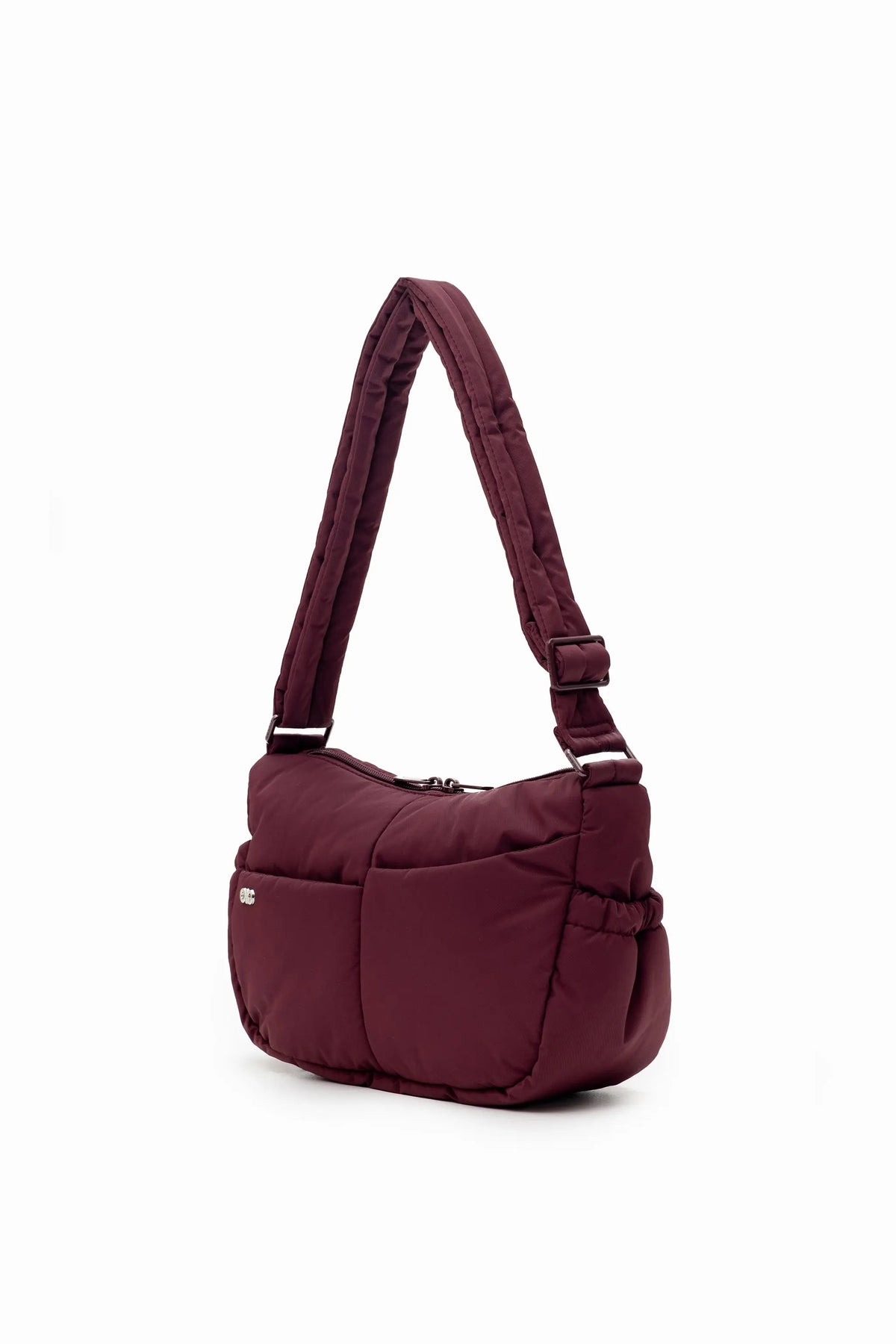 MINI SIGNATURE POCKET CROSSBODY BAG IN POSH WINE 