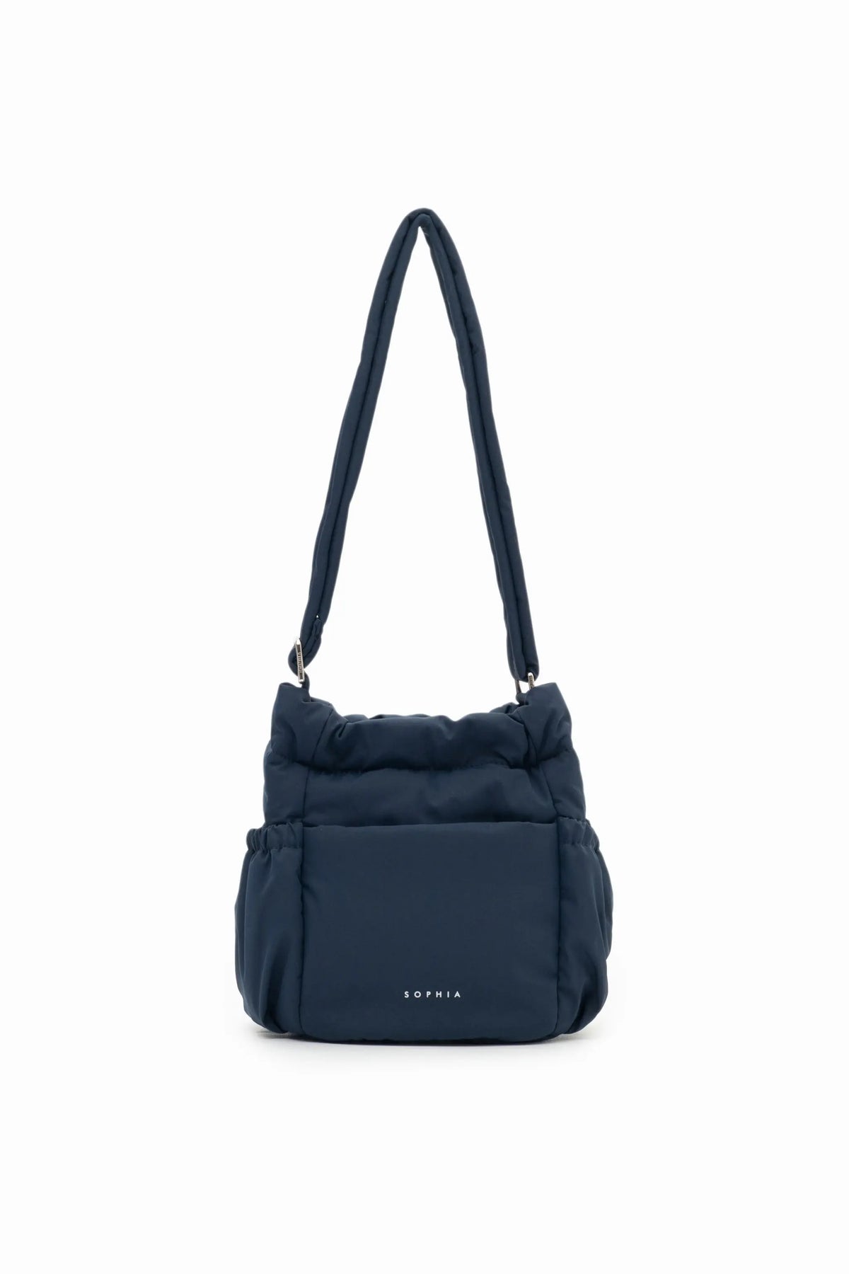 MINI COSY LUXE BUCKET BAG IN OXFORD BLUE 