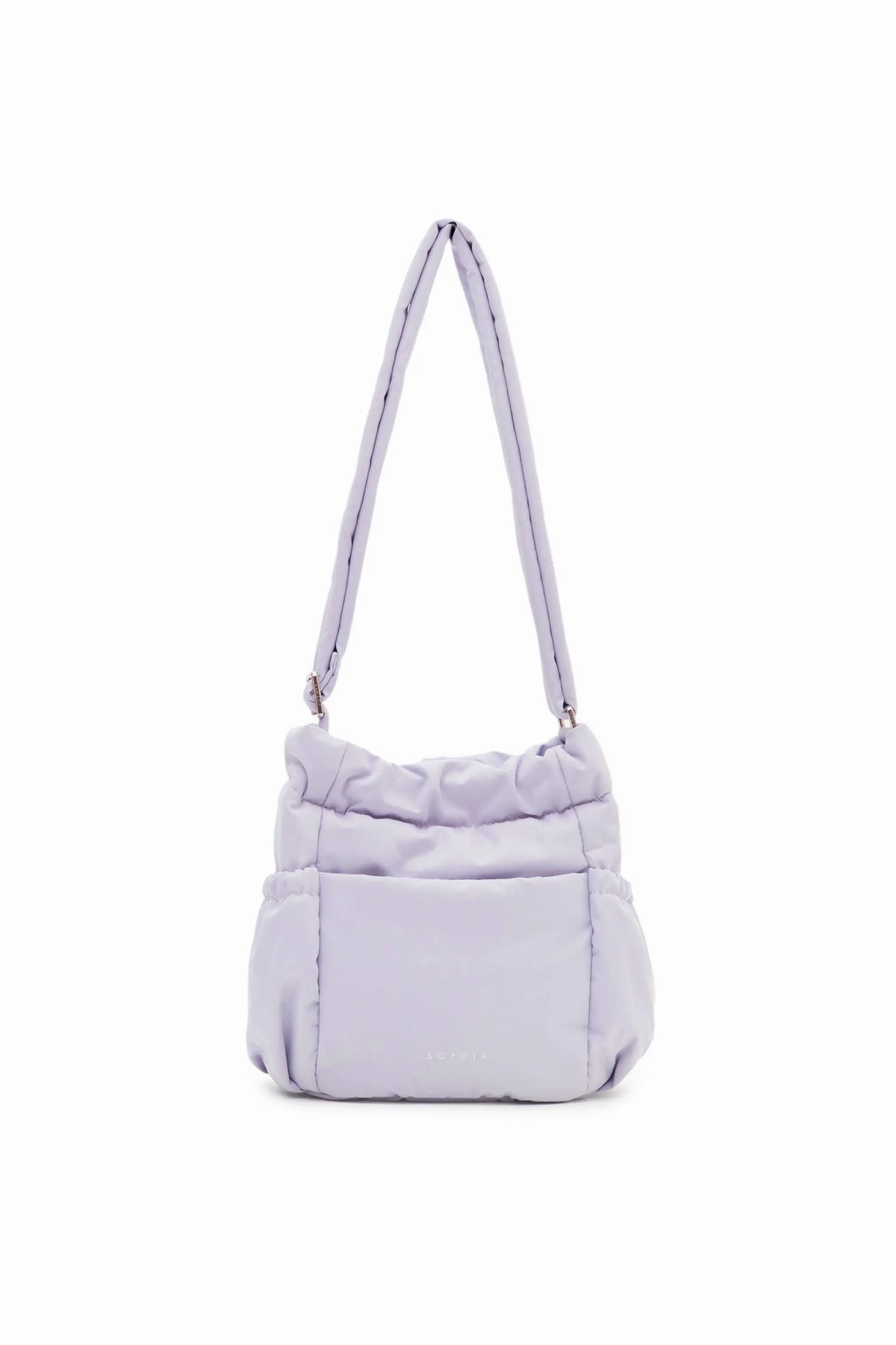 MINI COSY LUXE BUCKET BAG IN LILAC 