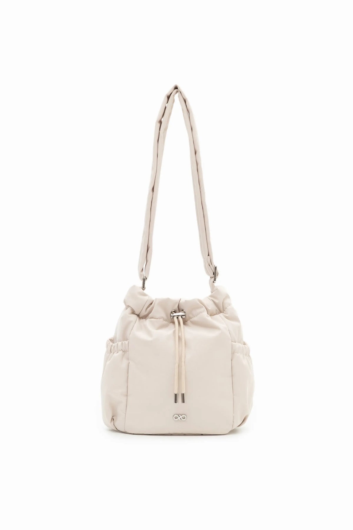 MINI COSY LUXE BUCKET BAG IN OAT 