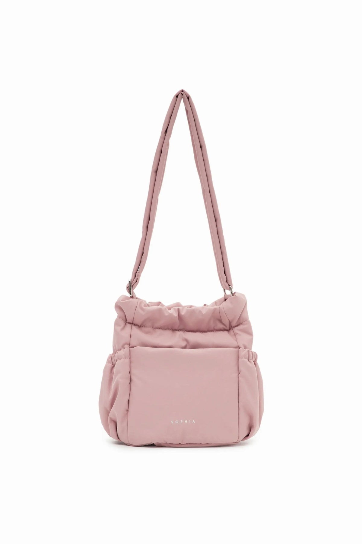 MINI COSY LUXE BUCKET BAG IN ROSY 