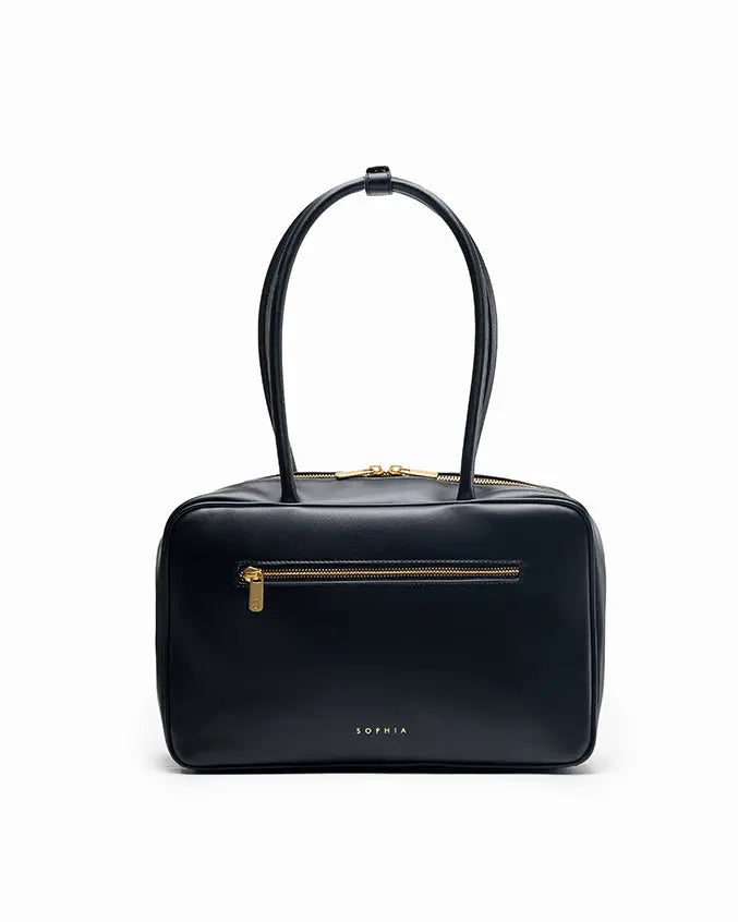 SIGNATURE POCKET M REI TOTE BAG IN BLACK TSL Singapore