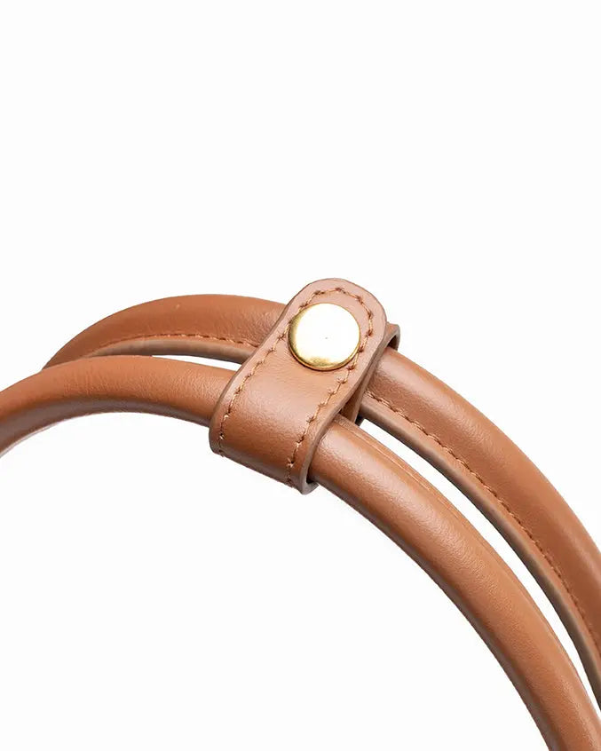 SIGNATURE POCKET M REI TOTE BAG IN CAMEL TSL Singapore