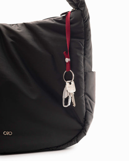 POSH SLOUCHY HOBO IN GRAPHITE