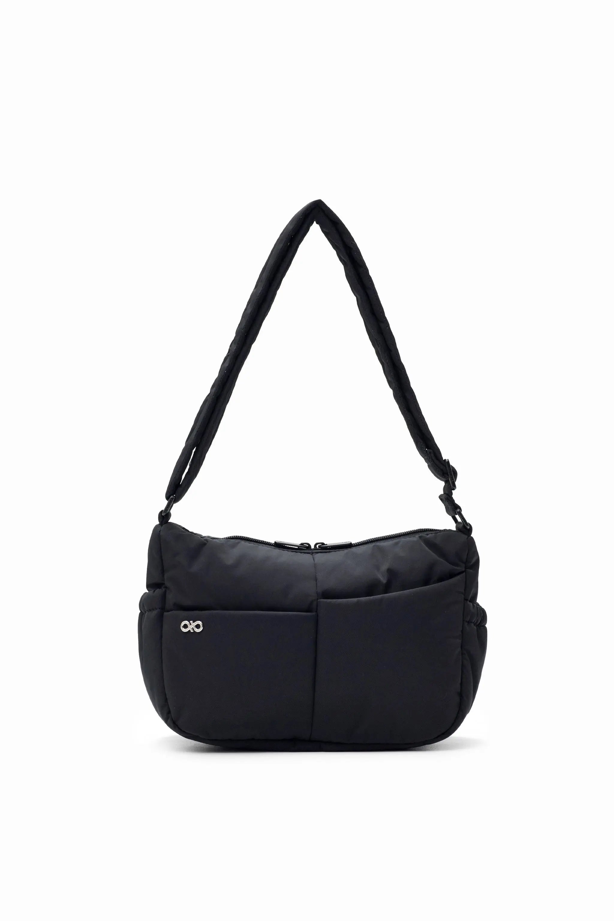 MINI SIGNATURE POCKET CROSSBODY BAG IN POSH JET BLACK 