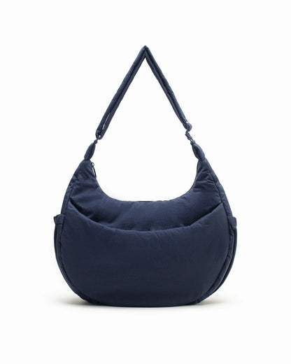 XL COSY PUFFY CROSSBODY BAG IN MIDNIGHT