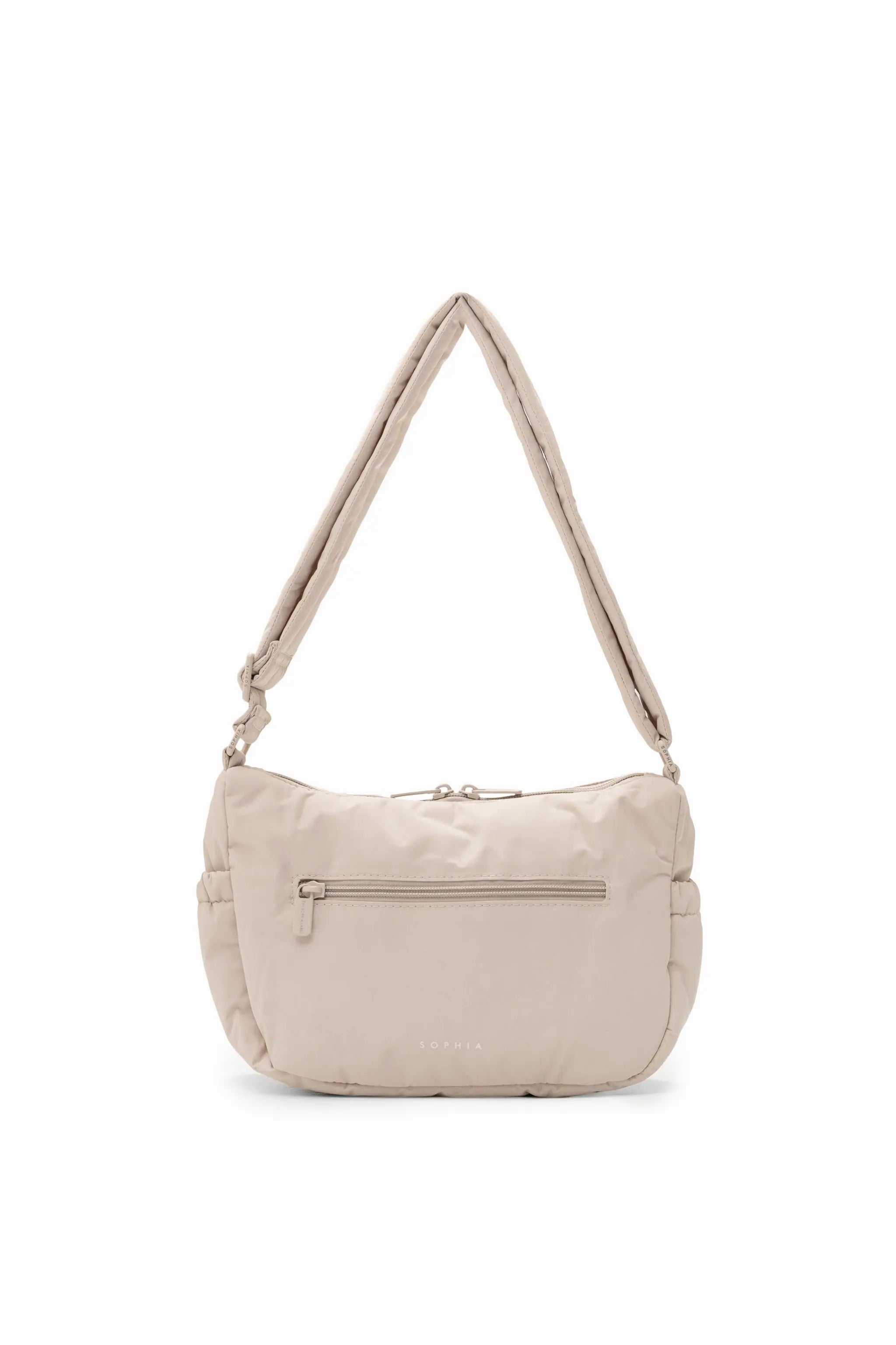 MINI SIGNATURE POCKET CROSSBODY BAG IN POSH OAT 