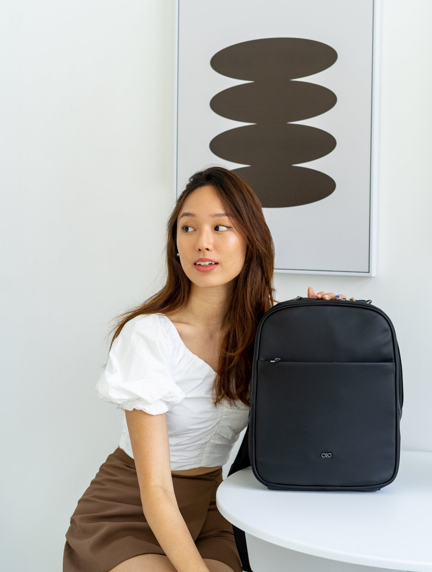 RHEA MAGIC LAPTOP BACKPACK IN BLACK