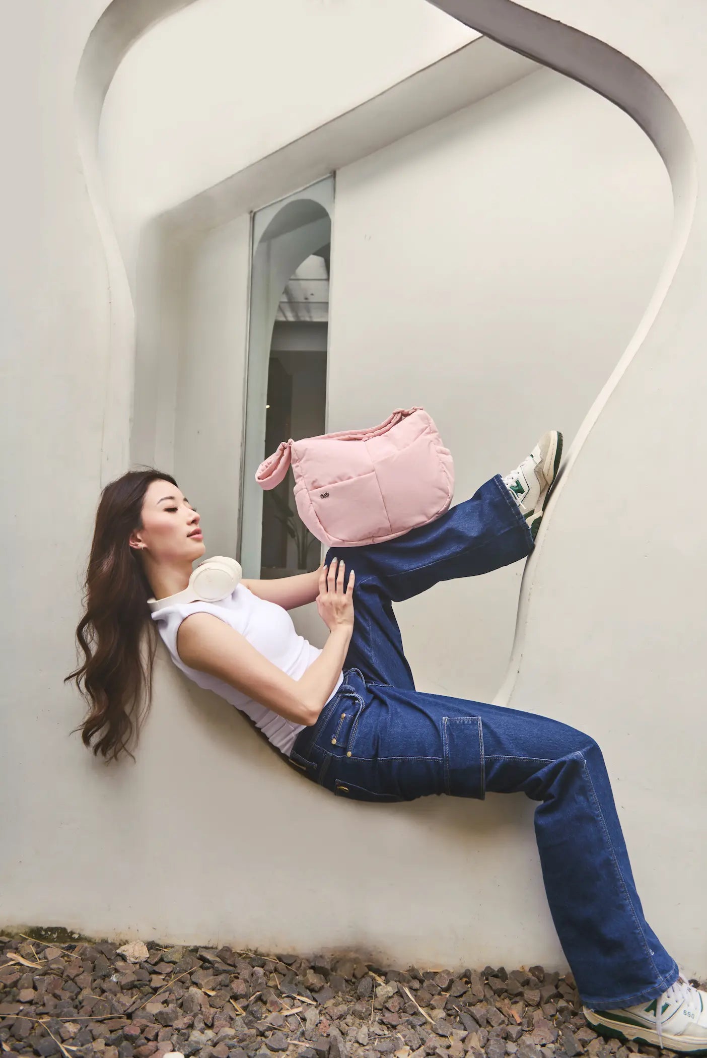 SIGNATURE POCKET CROSSBODY BAG 2.0 IN POSH BLOOM PINK 