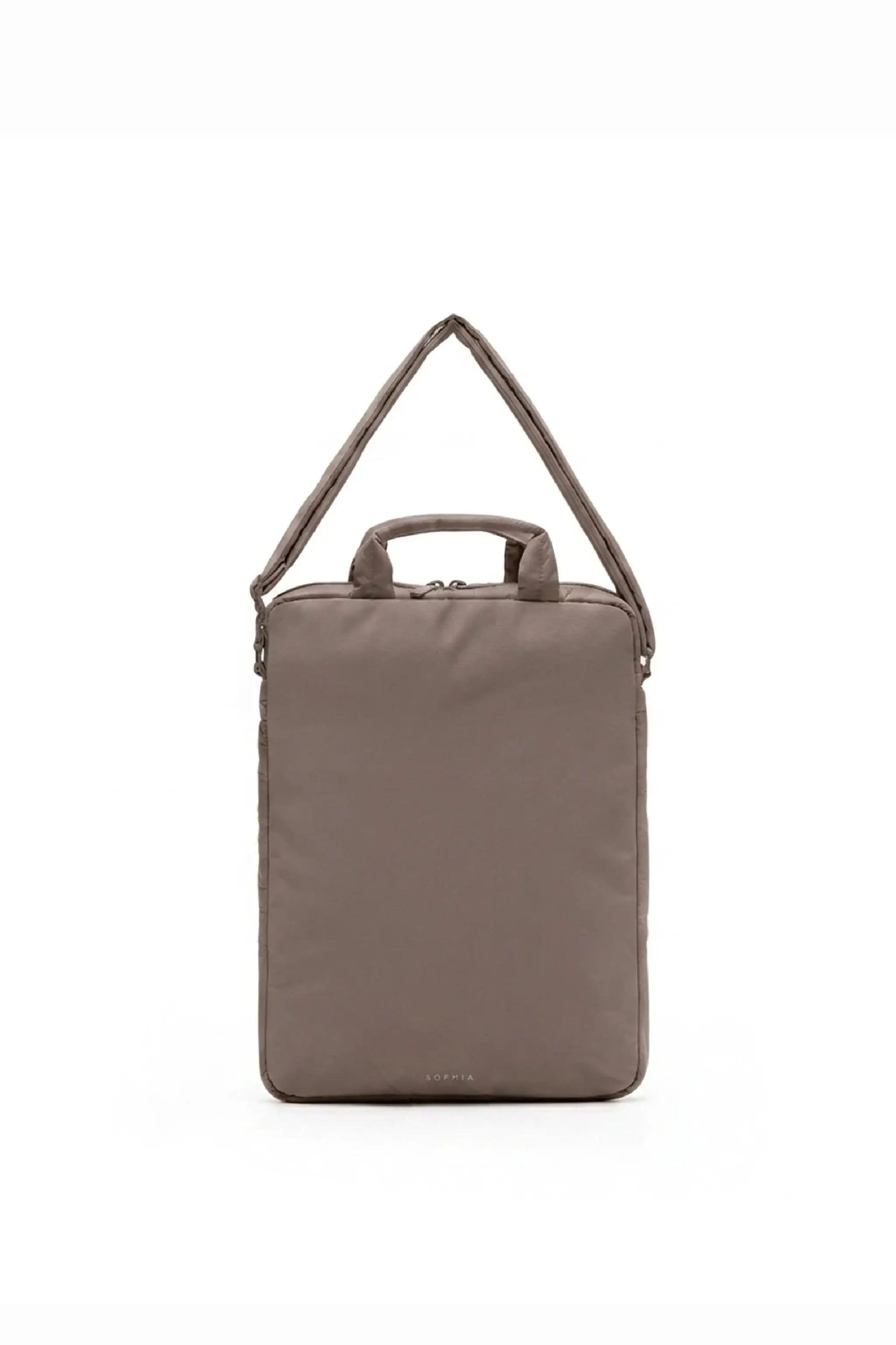 POSH LAPTOP BAG IN TAUPE 