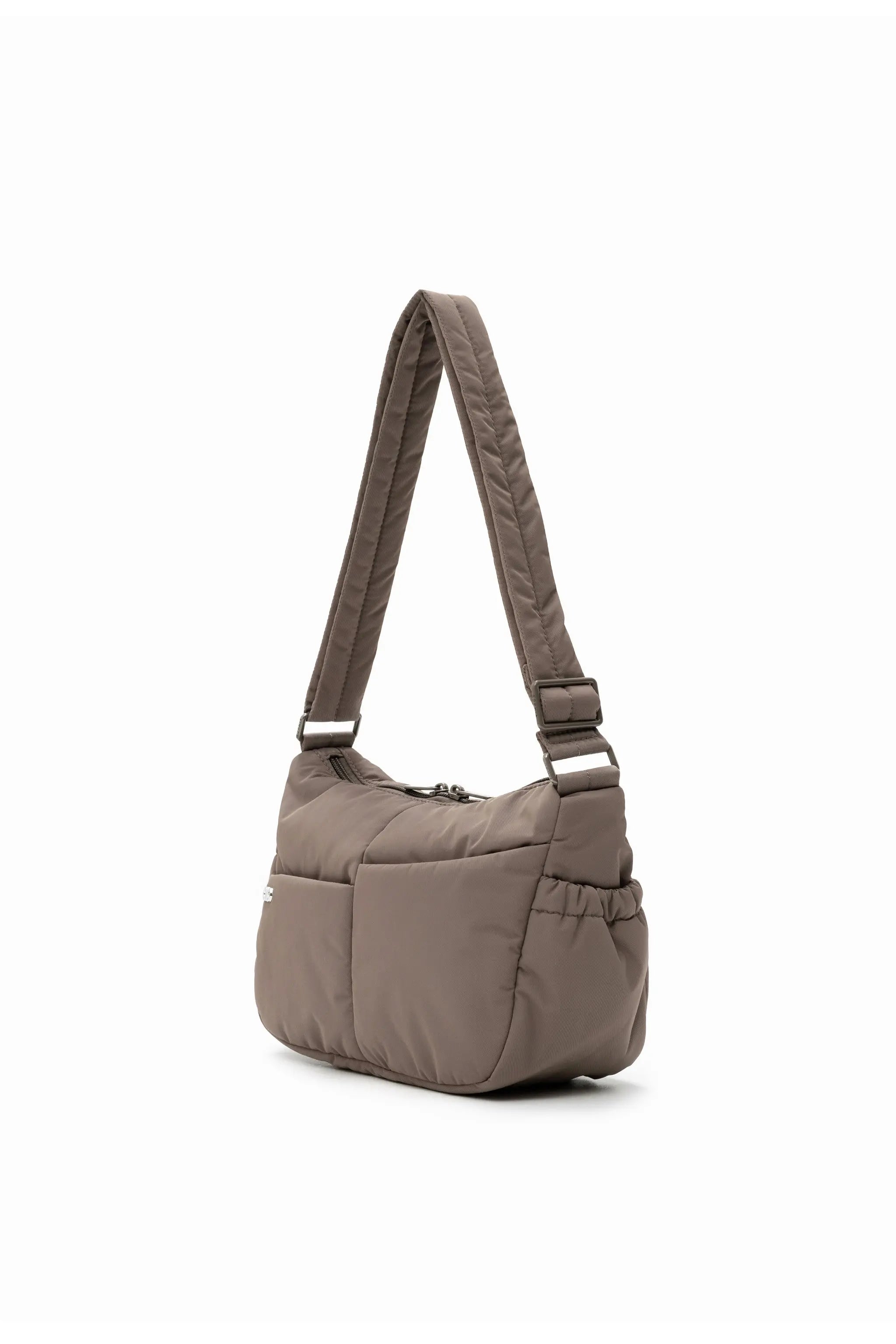 MINI SIGNATURE POCKET CROSSBODY BAG IN POSH TAUPE 