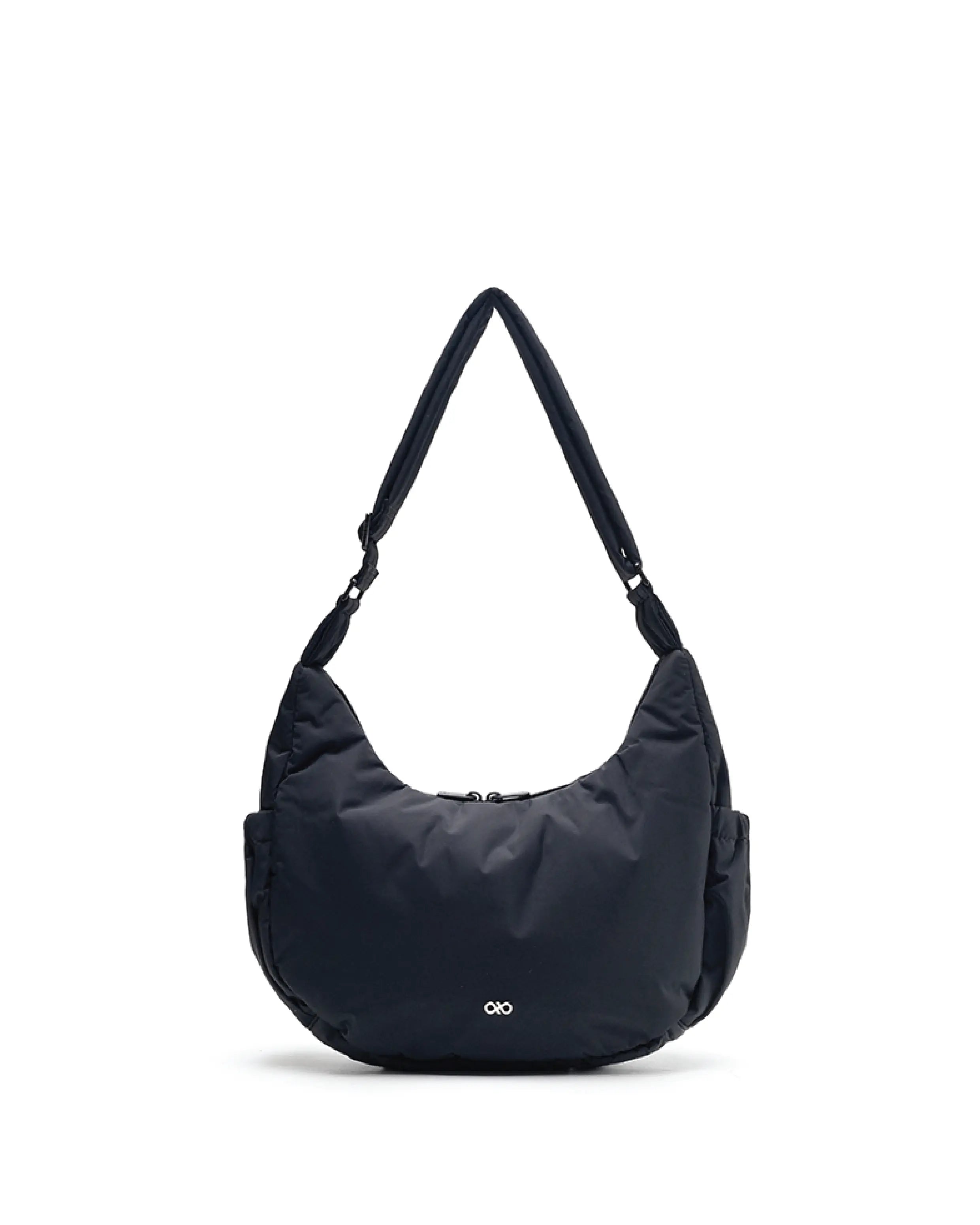 L POSH CRESCENT BAG IN JET BLACK TSL Singapore